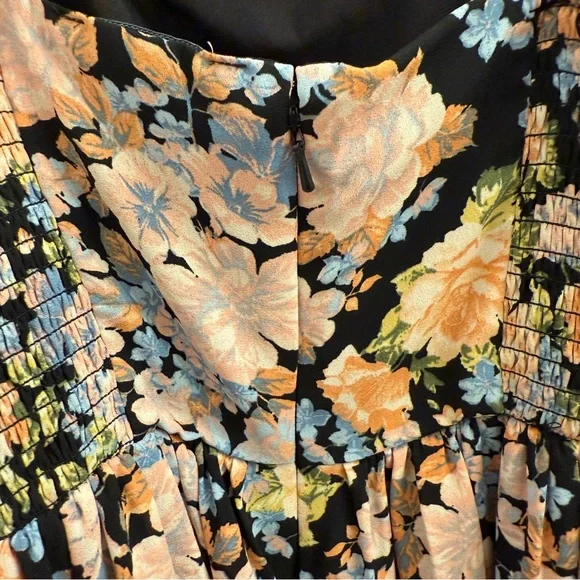 American Eagle Outfitters Black Floral Dress - Picture 7 of 12